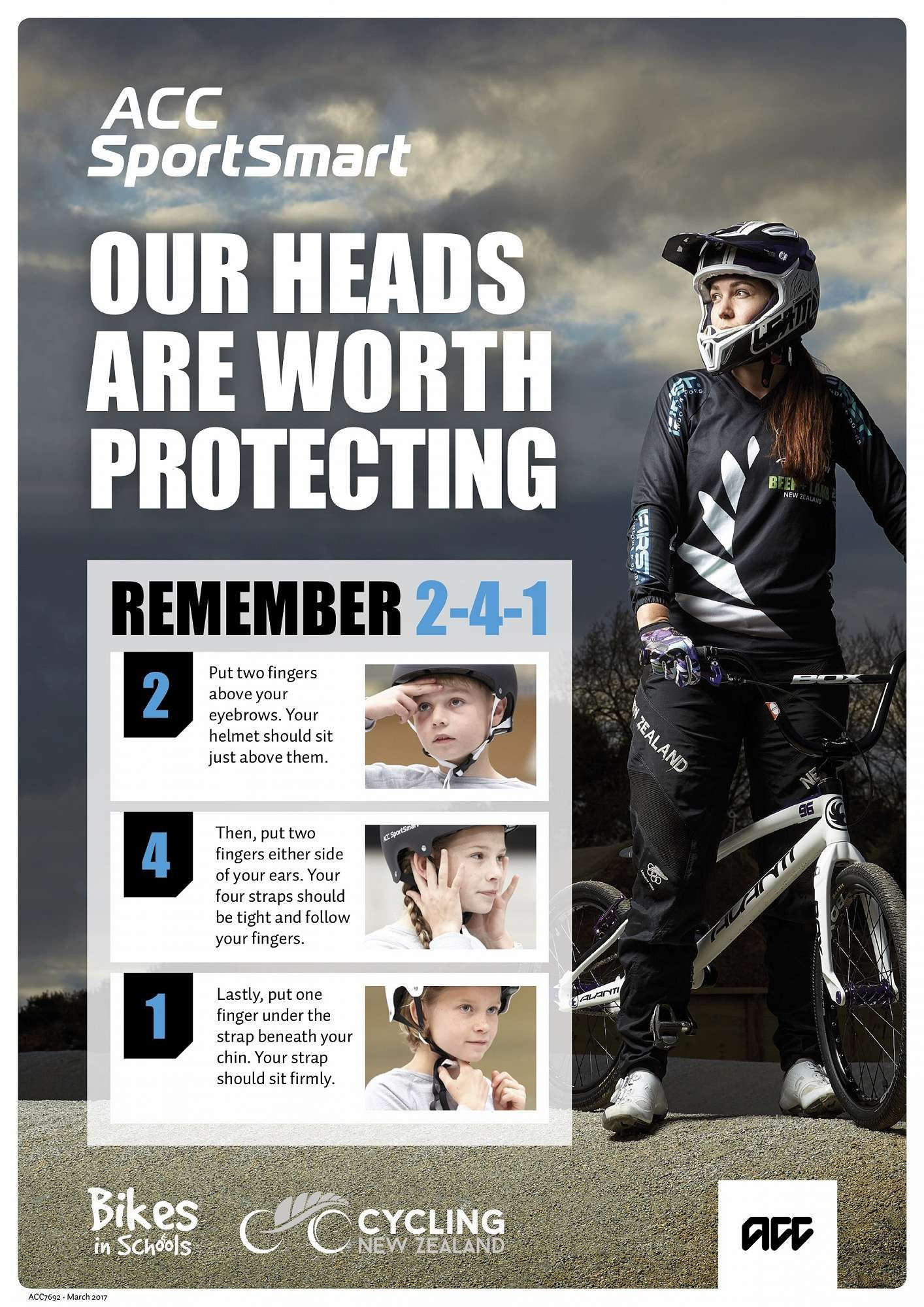 Bike Helmet Poster