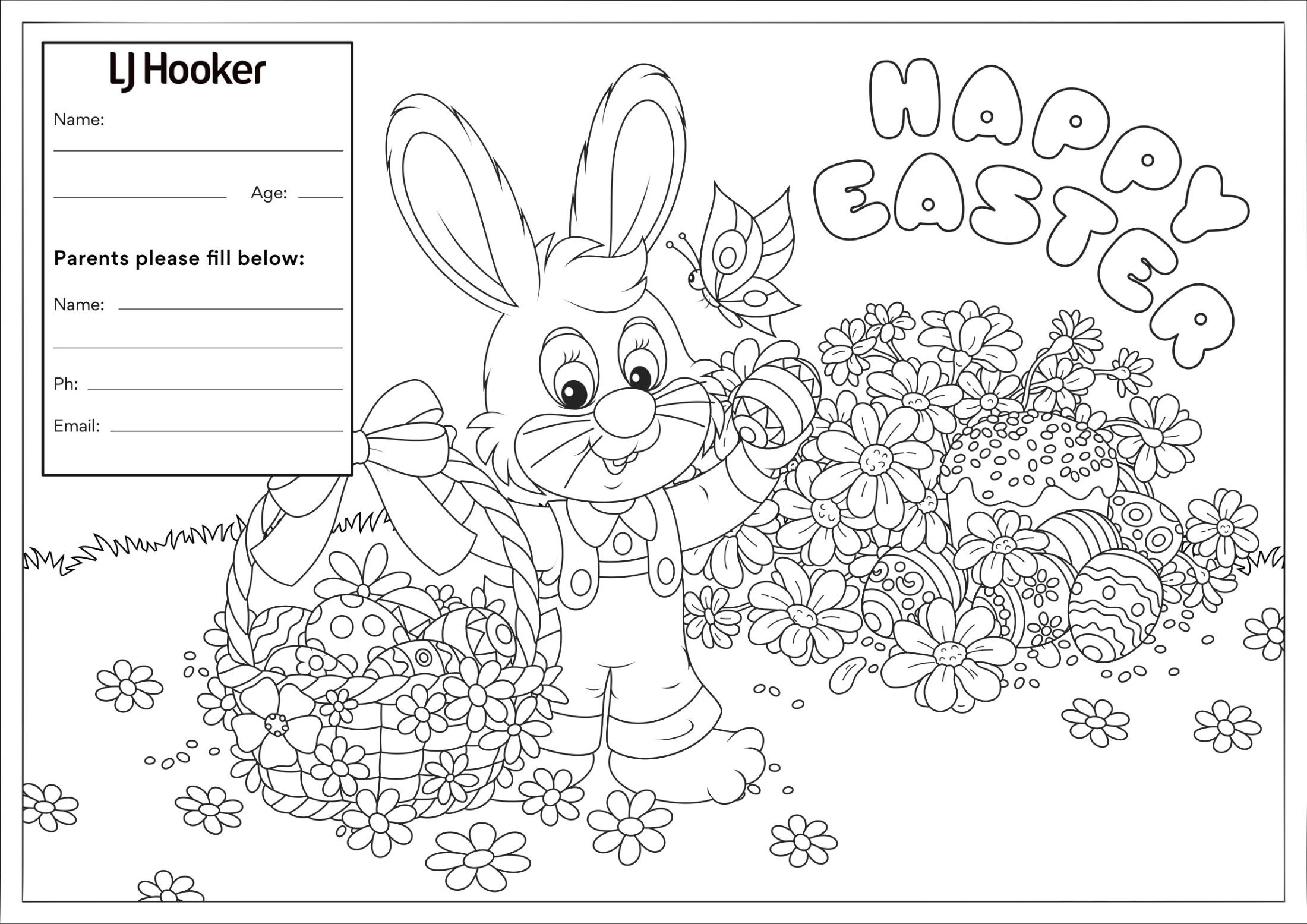 Ljh 2022 Easter Colouring Competition