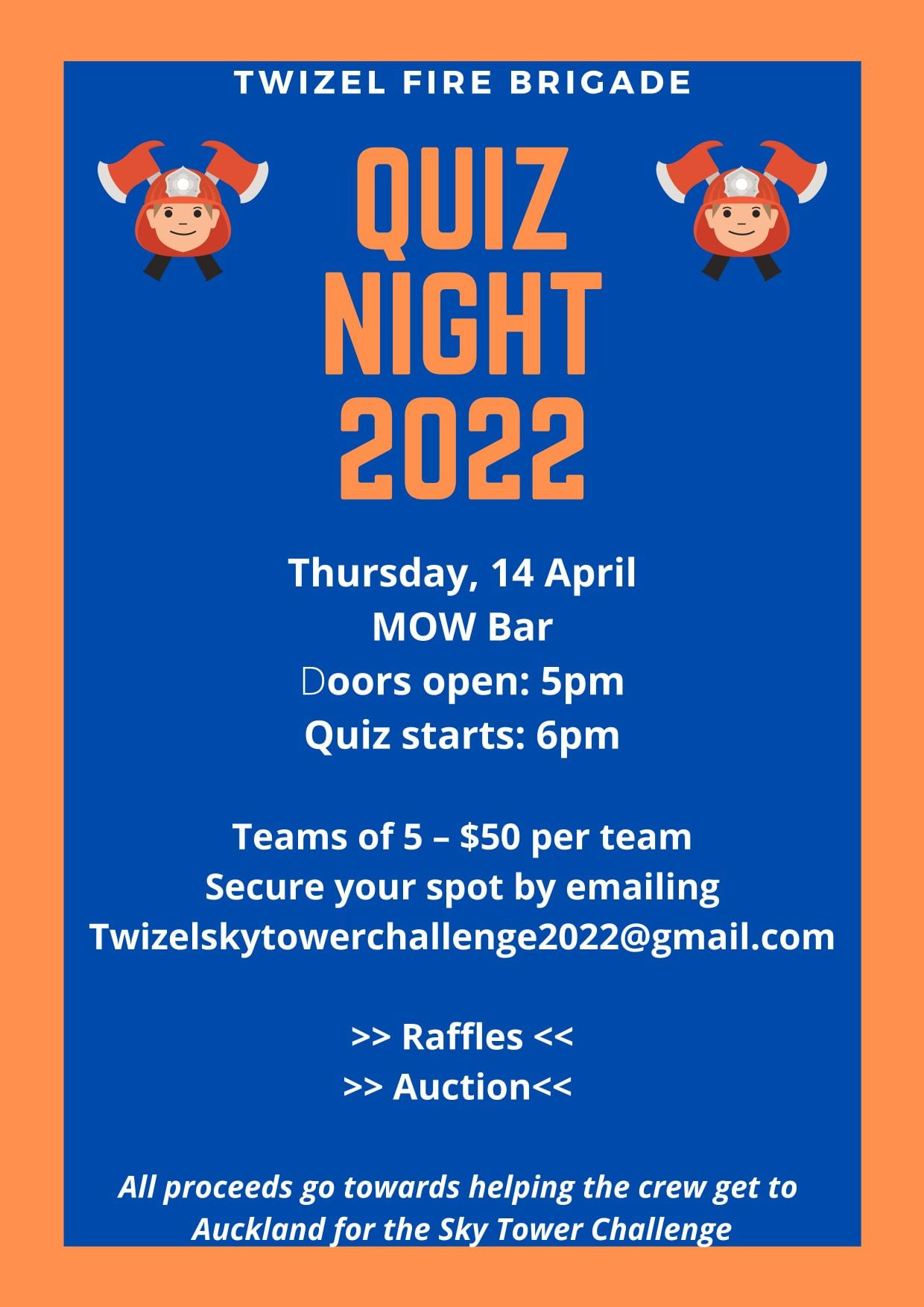 Fire Brigade Quiz Night 2022