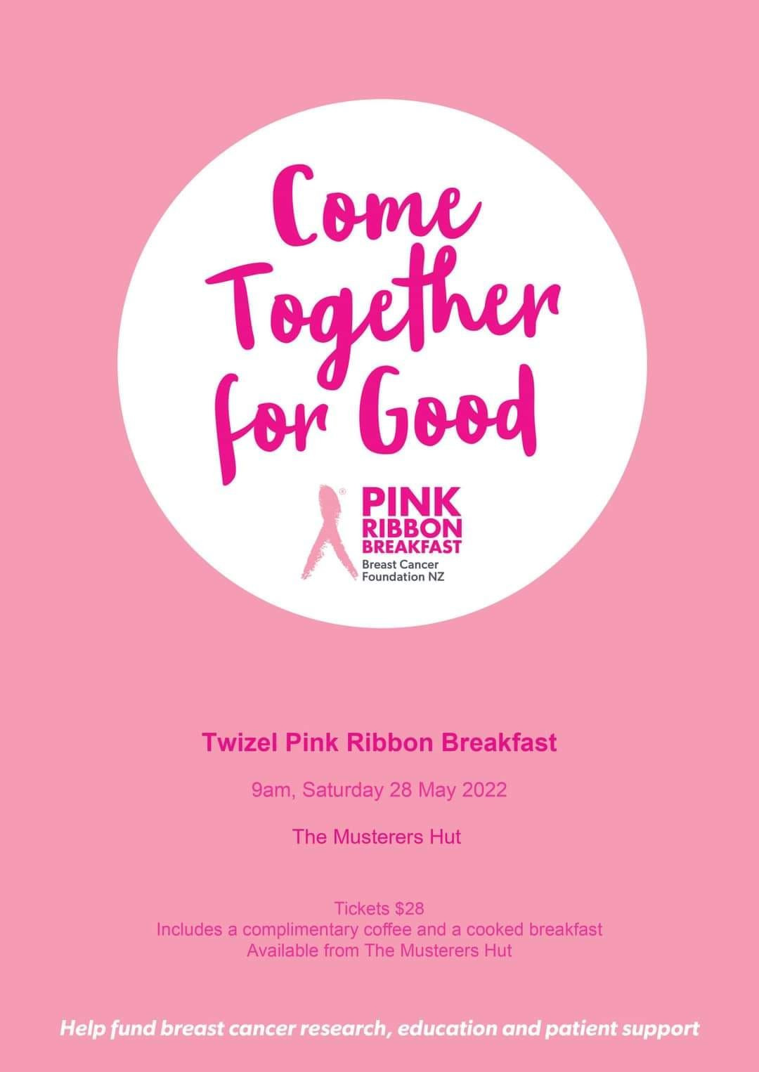 Twizel Pink Ribbon Breakfast 2022