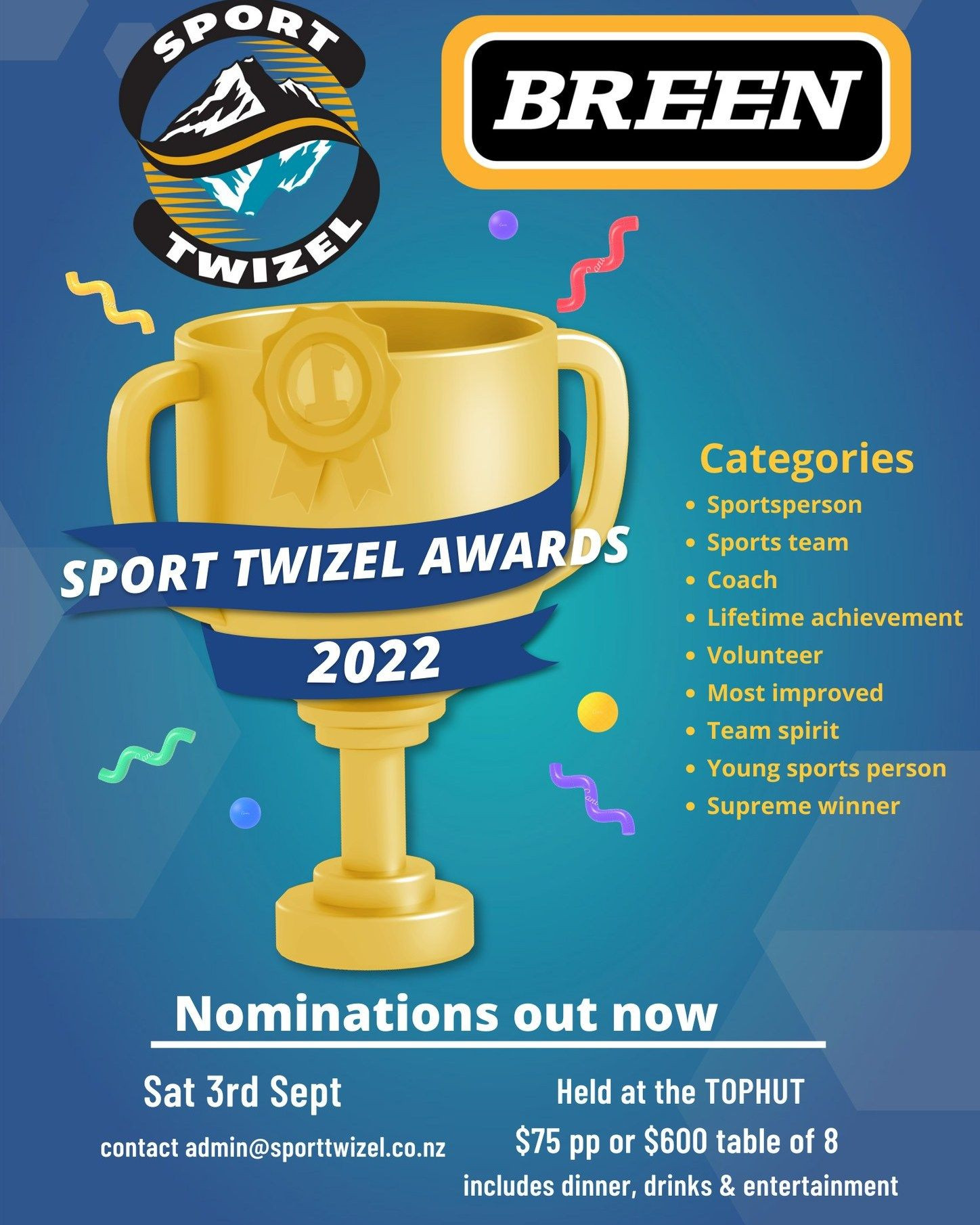 Sport Twizel Awards 2022