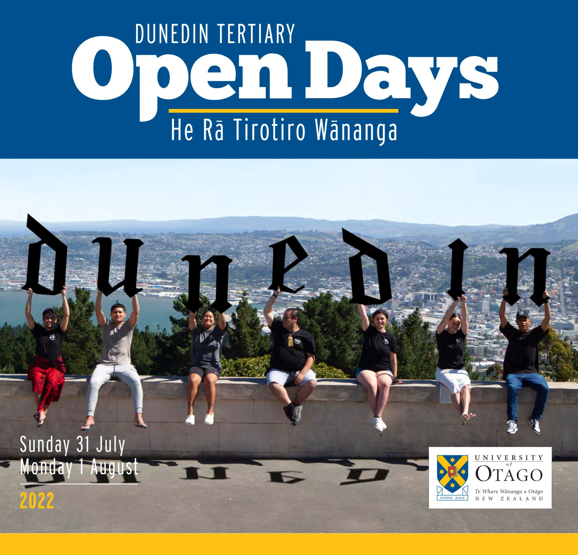 Dunedin Tertiary Open Days 2022