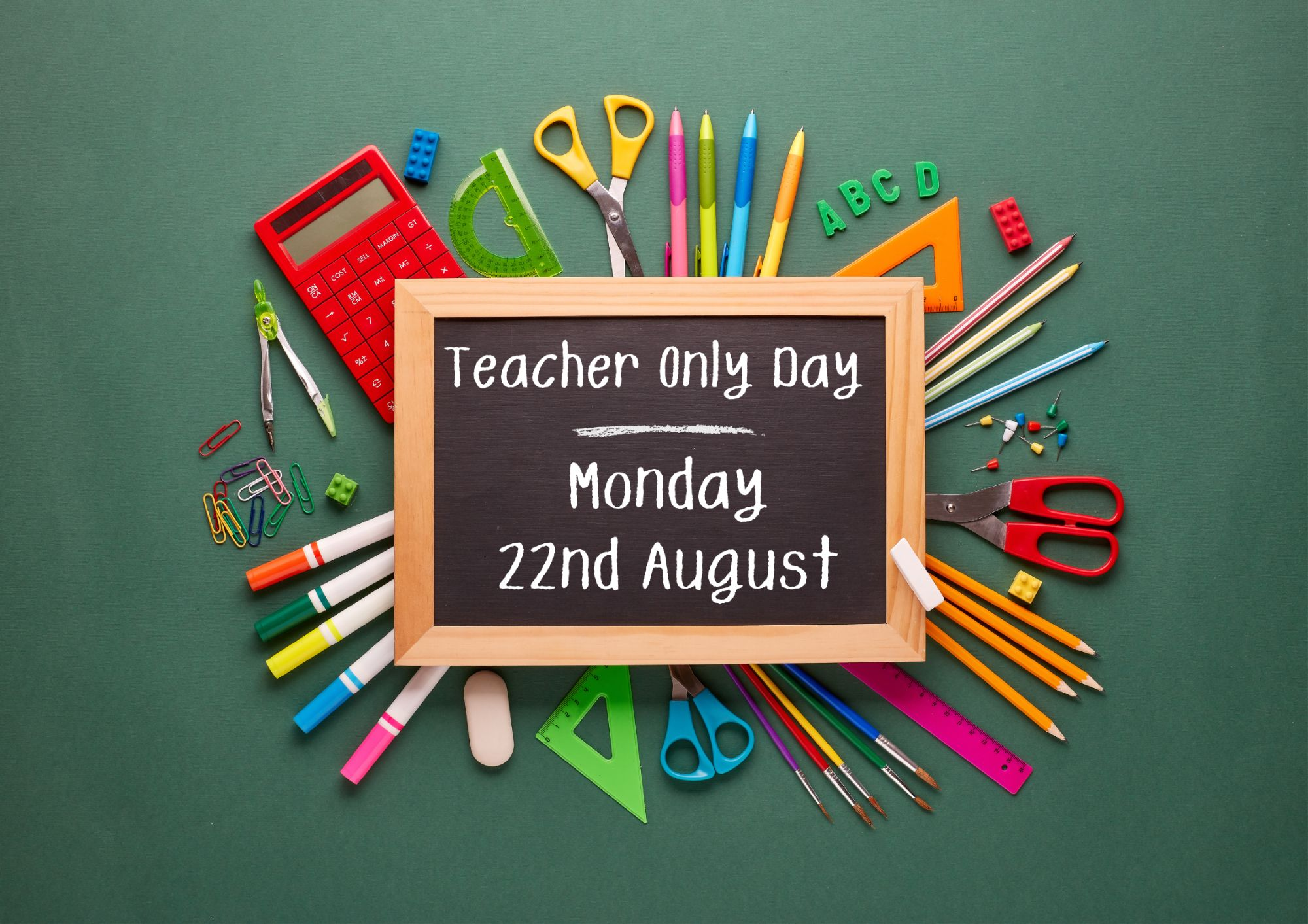 Teacher Only Day | August 22nd