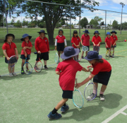Juniors Hone Their Tennis Skills