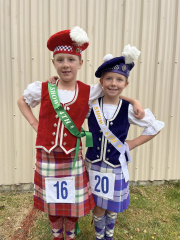 Highland Dancers Show Off Their Expertise