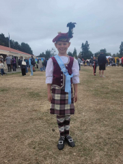 Highland Dancers Show Off Their Expertise