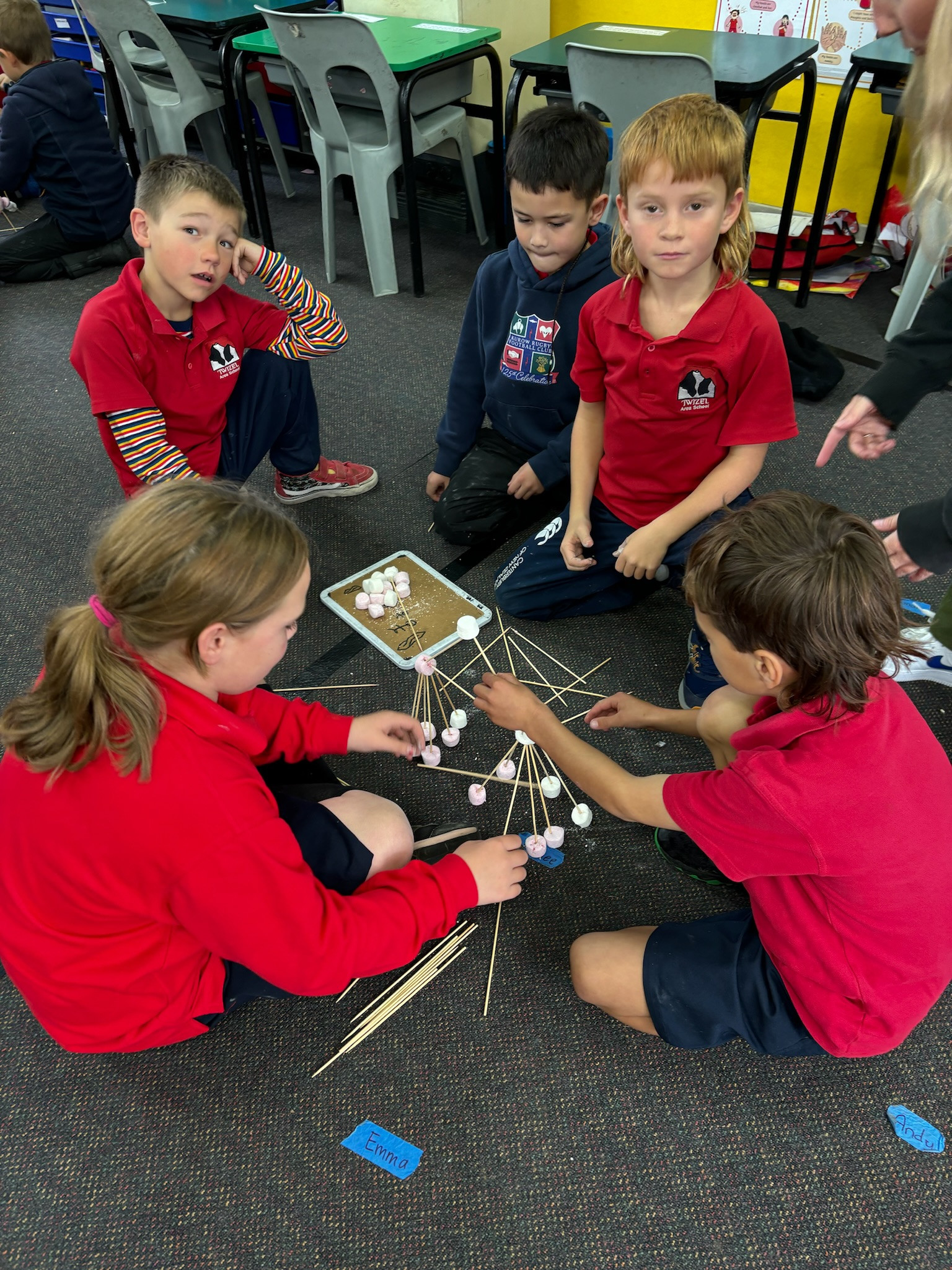 Team Building with Marshmallows - Twizel Area School